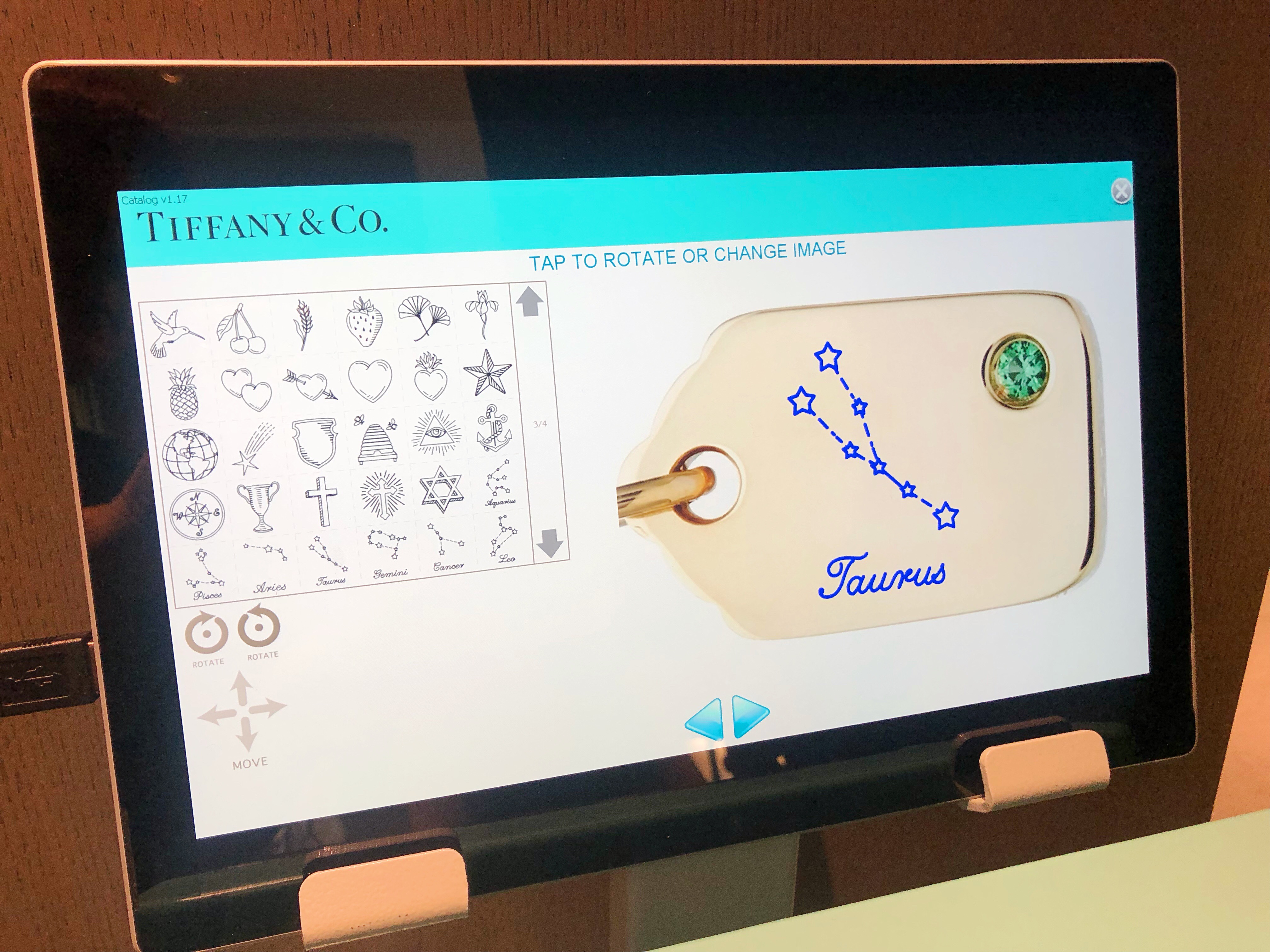 tiffany and co engraving in store
